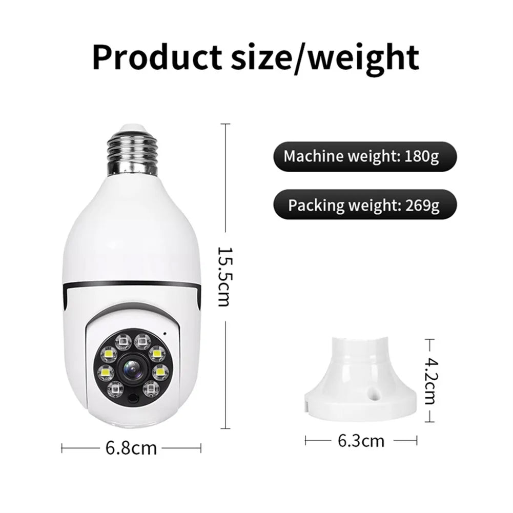 Light Bulb Security Camera Indoor/Outdoor